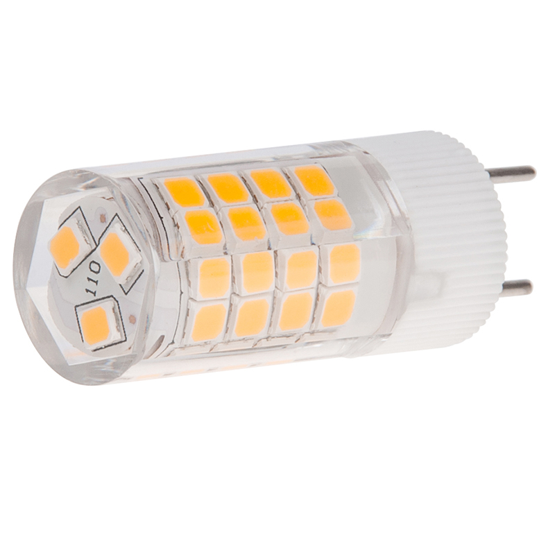 AC100-130V, T4 GY8.6 LED Bulb, 3.5Watts, 35W Equivalent, 5-Pack AC100-130V, T4 GY8.6 LED Bulb, 3.5Watts, 35W Equivalent, 5-Pack